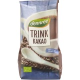 Cacao Instant Bio Dennree - Pudră Ecologică pentru Băuturi Calde sau Reci, Aromă Naturală Intensă, Fără Aditivi