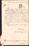 HST 459S Act adresat lui Teodor Pop 1862 Oradea