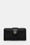 MICHAEL Michael Kors portofel de piele femei, culoarea negru, 32S4G0KF6L