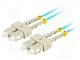 Patch cord fibră optică LANBERG OM3 SC/UPC 2m LSZH