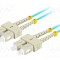 Patch cord fibră optică LANBERG OM3 SC/UPC 2m LSZH