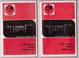 73 Scheme Radioamatori Sahleanu Rosici, 2 Volume, Editura Tehnica 1975. Carte Electrotehnica