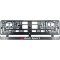 Set 2 bucati, suport numar inmatriculare Carbon, Audi Sport