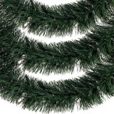 Beteală Crăciun, Jumbo, Verde, Lungime 3m, Lățime 10.5cm, Material Plastic, Oem