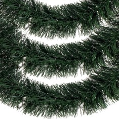 Beteală Crăciun, Jumbo, Verde, Lungime 3m, Lățime 10.5cm, Material Plastic