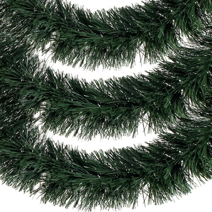 Beteală Crăciun, Jumbo, Verde, Lungime 3m, Lățime 10.5cm, Material Plastic