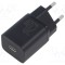 BASEUS Alimentator Pulsatoriu Plug-in USB C 5-9V 20W Negru