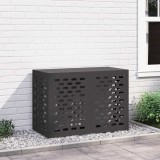 vidaXL Husă pentru aer condiționat Negru 100 x 50 x 70 cm Oțel
