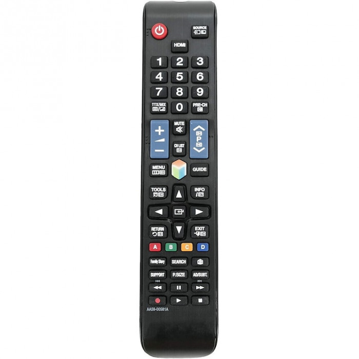 Telecomanda Pentru Smart Tv Samsung AA59-00581A, X-Remote, Negru