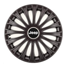 Set 4 Capace Roti, potrivite jantelor de R14, pentru Jeep, model dino Negru