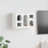 vidaXL Dulap suspendat cu raft Alb 60 x 20 x 40 cm Lemn compozit 891374