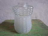 Design / Vintage - Abajur deosebit mijlocul sec XX pentru lustra lampa veioza in forma de ghinda !