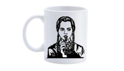 Cana alba personalizata, Wednesday, The Addams Family, INOVATIX&amp;reg;. 330ml foto