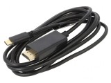 Adaptor HDMI 1.4 USB 3.1 USB C 2m Negru