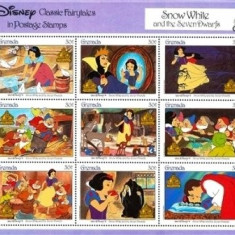 Grenada 1988 Cartoon, Disney, Snow White, perf.sheetlet, MNH AD.046