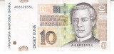 M1 - Bancnota foarte veche - Croatia - 10 kuna - 2001