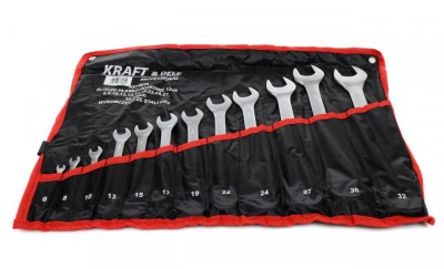 Set chei drepte-inelare 12 elemente 6-32mm KraftDele KD10938 foto