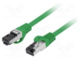 Cablu patch cord LANBERG RJ45 S/FTP Cat 8.1 1.5m verde