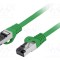 LANBERG Patch Cord RJ45 S/FTP Cat 8.1 3m Verde