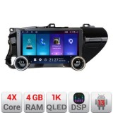 Navigatie TOYOTA Hilux 2016- Kit-TY59 Edotec 4+64 10.5 inch Incell 1K android Wifi 5Ghz gps internet Co CarStore Technology