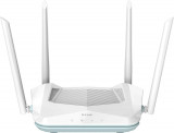 Router Smart Eagle Pro AI D-Link R-15, AX1500, Dual-Band, Alb