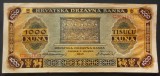 Cumpara ieftin Bancnota ISTORICA 1000 KUNA - CROATIA, anul 1943 *Cod 603 - DOMINATIE FASCISTA