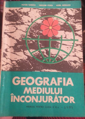 Manual geografie, clasa a XI-a, 1984 foto