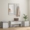 vidaXL Set de mobilier pentru hol, gri beton, lemn prelucrat 3082066
