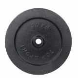 Disc Greutate Fier inSPORTline Top Sport Castyr, 20kg, 30mm, Haltere, Fitness, Durabil, Antrenament Forță