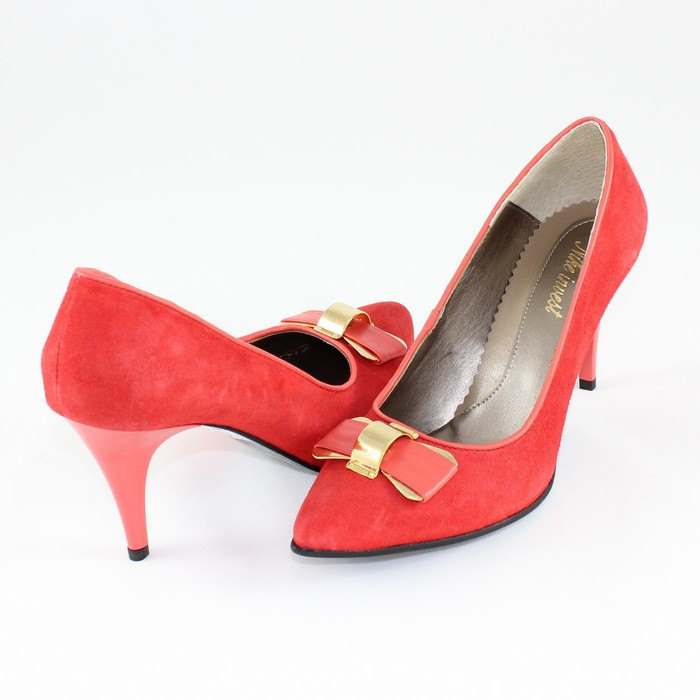 Pantofi cu toc dama piele naturala - Nike Invest roz - Marimea 35