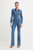 Morgan salopetă din denim PVARM cu guler, PVARM