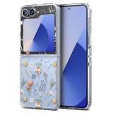 Husa Samsung Galaxy Z Flip6 Ringke Fusion Design, Dry Flowers