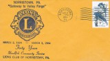 Plic LIONS CLUB,Norristown, America, 3 Martie 1964