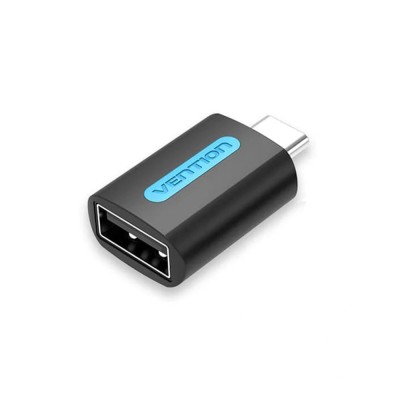Adator OTG, Type-C la USB 2.0, 480Mbps, Vention, CDTB0, negru foto
