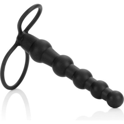 CALEXOTICS - BEADED DUAL PENETRATOR BLACK foto