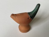 OCARINA din ceramica suedeza, marcata Falkenberg TORNGREN, anii 1960
