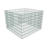 Cumpara ieftin Recipient compost de gradina, 100 x 100 x 70 cm, plasa patrata