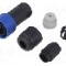 Conector circular, tata, 6 pini, BULGIN - PXP4010/06P/3035