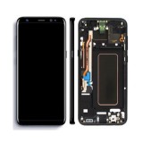 DISPLAY CU TOUCHSCREEN CU RAMA NEGRU SAMSUNG G955 GALAXY S8 PLUS SERVICE PACK