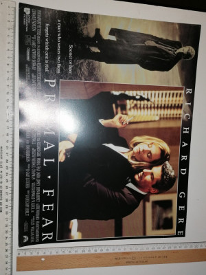 AFIS ORIGINAL CARTON CINEMA FILM PRIMAL FEAR - RICHARD GERE foto