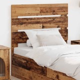 vidaXL Tăblie cap cu headboard Lemn vechi 90 cm Lemn compozit 887575