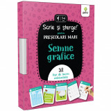 Semne grafice - prescolari mari/Scrie si sterge!, Gama