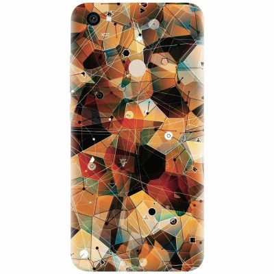 Husa silicon pentru Xiaomi Redmi Note 5A, Abstract Triangles Connected Lines foto