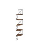 Cumpara ieftin Raft de colt, Vasagle, LLS851B01, Maro Rustic, 20 x 20 x 127 cm