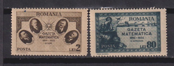 GAZETA MATEMATICA LP 180 MNH