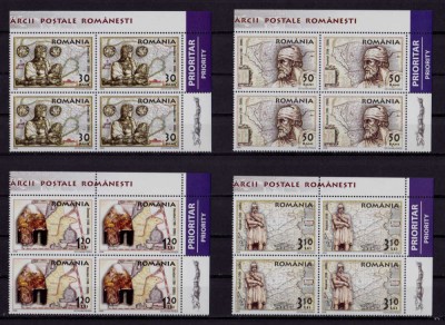 RO 2006 , LP 1730 ,&amp;quot;Ziua marcii rom. - Decebal &amp;quot; , bloc 4 cu tabs - tip I , MNH foto