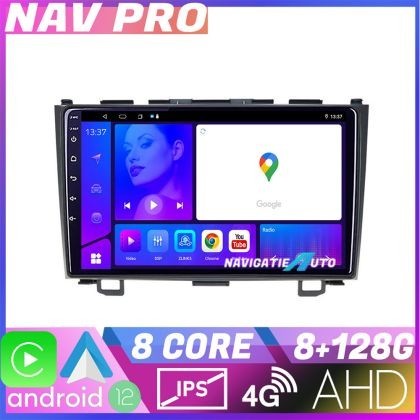 Navigatie Honda CR V KIT 009 EDOTEC-LITE Android Ecran 720P Octa Core 8 128 Carplay CarStore Technology