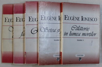 TEATRU de EUGENE IONESCO - VOLUMELE I - V , 1994 - 1998 foto