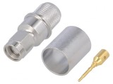 Mufă SMA tată drept 50&Omega; crimpat pentru cabluri B7810A/B9913/CNT-400/LMR400