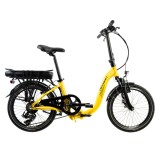 Cumpara ieftin Bicicleta Electrica Pliabila Devron 20122 - 20 Inch, S, Galben Ultimate FactoryBikes